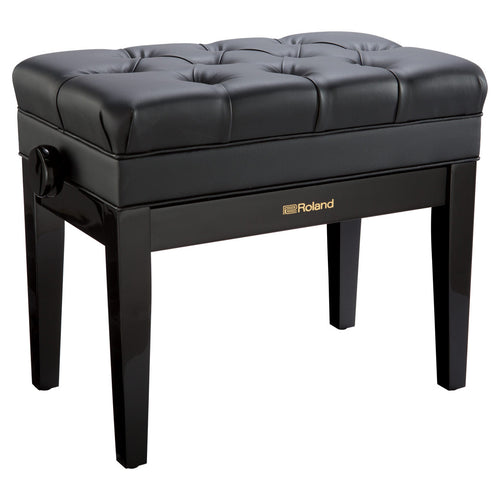 Roland RPB-500PE Piano Bench with Storage - Polished Ebony View 2
