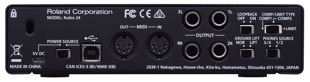 Roland Rubix24 USB Audio Interface