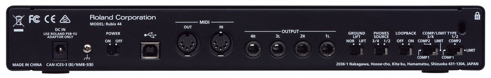 Roland Rubix44 USB Audio Interface – Kraft Music