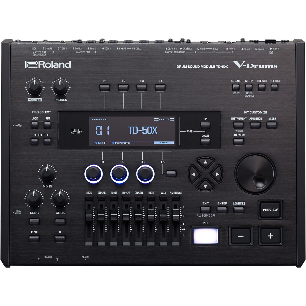 Roland TD-50X V-Drums Sound Module CABLE KIT