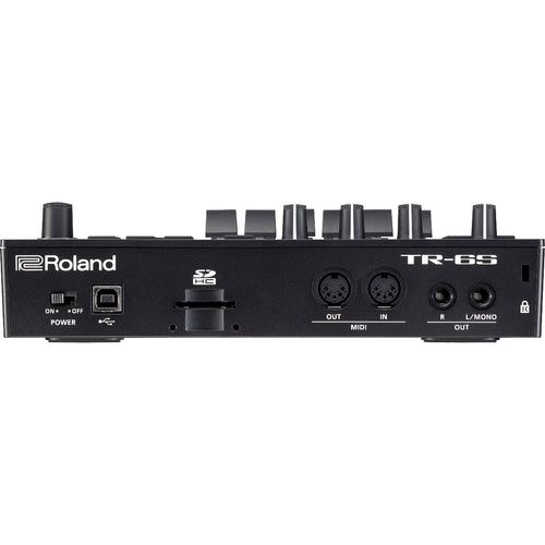 Rear view of Roland TR-6S Rhythm Performer