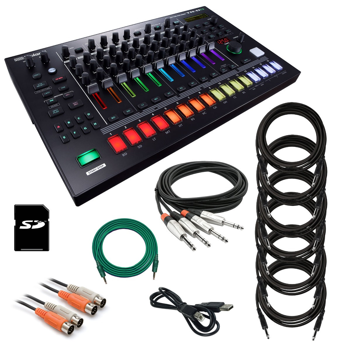Roland TR-8S Rhythm Performer COMPLETE CABLE KIT – Kraft Music