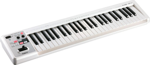 roland a49wh midi controller angle