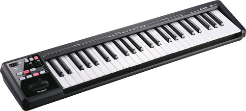 roland a-49 midi controller keyboard - black