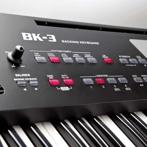 roland bk-3 backing keyboard - black
