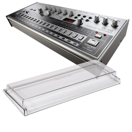 Bundle collage image of Roland Boutique TR-06 Drumatix DECKSAVER KIT bundle