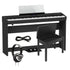 Collage image of the 
Roland FP-60X Digital Piano - Black COMPLETE HOME BUNDLE