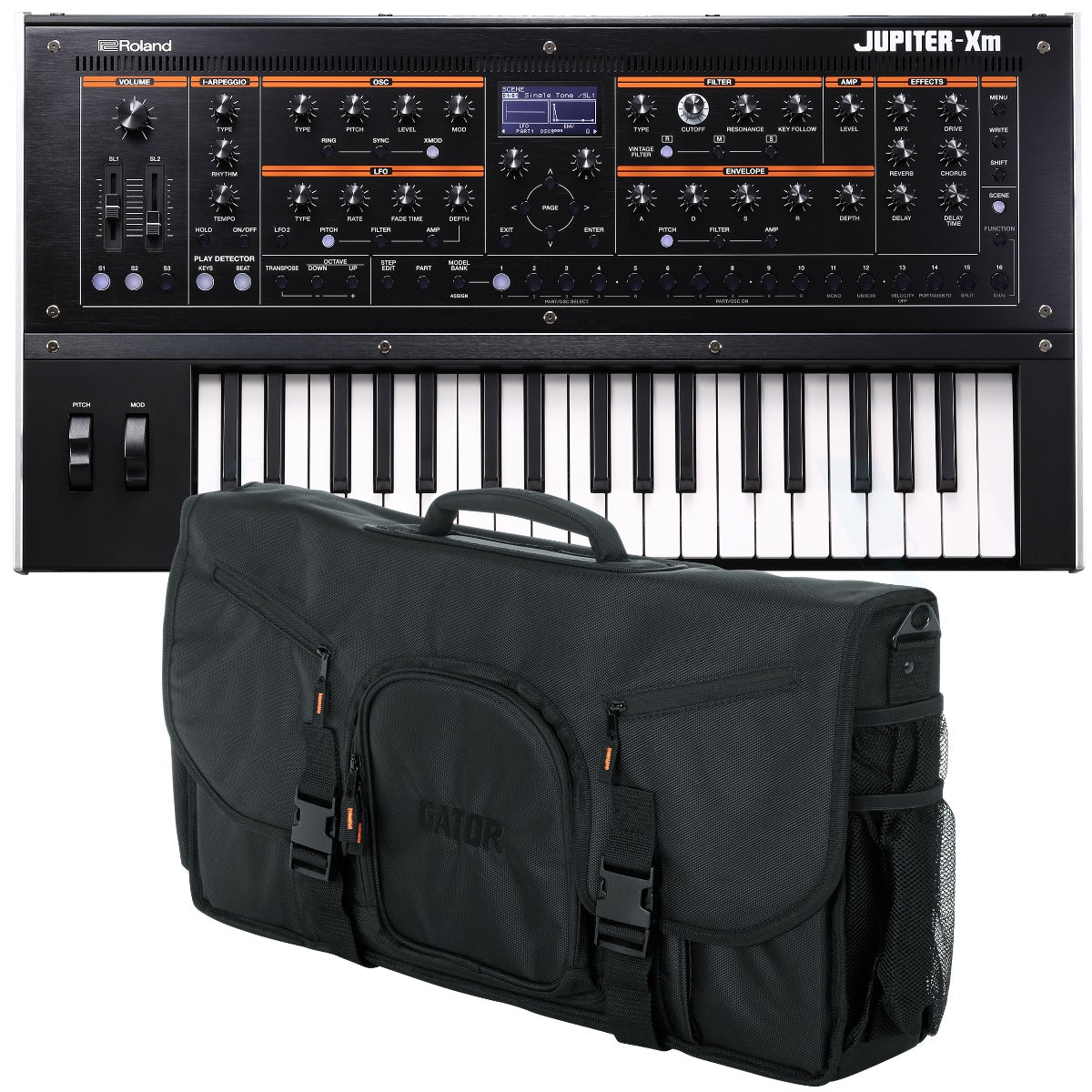 Roland Jupiter-Xm 37-Key Synthesizer CARRY BAG KIT – Kraft Music