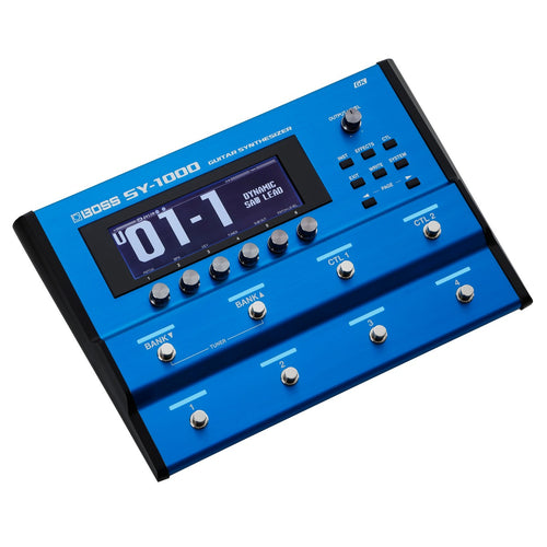 Top angled view of BOSS SY-1000 Guitar Synthesizer
