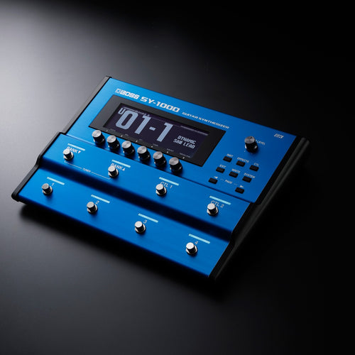 Stylized photo of BOSS SY-1000 Guitar Synthesizer