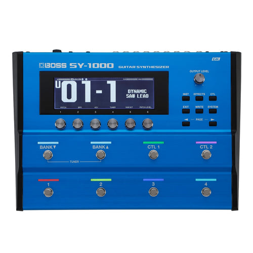 Top view of BOSS SY-1000 Guitar Synthesizer