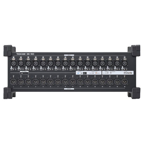 TASCAM SB-16D 16x16 Dante Audio Interface, View 1
