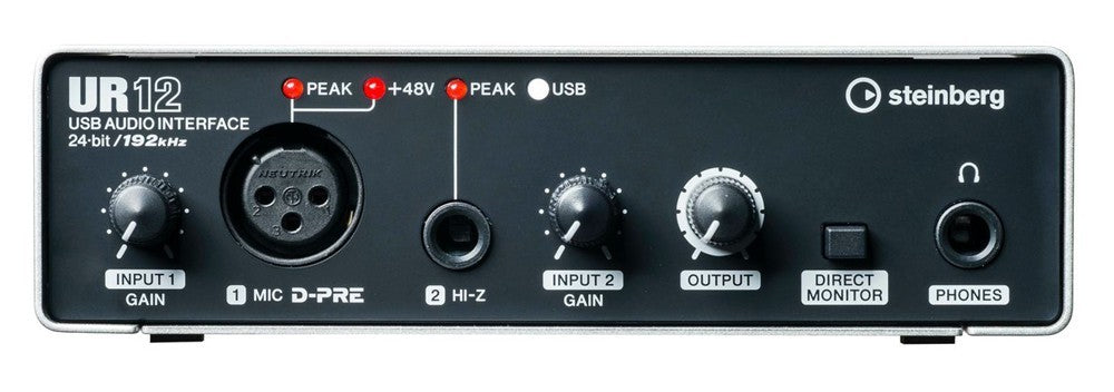 Steinberg UR12 USB Audio Interface COMPLETE STUDIO BUNDLE – Kraft