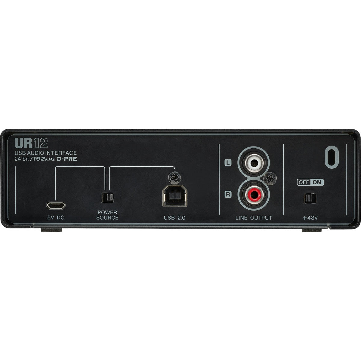 Steinberg UR12B USB Audio Interface - Black/Copper CABLE KIT