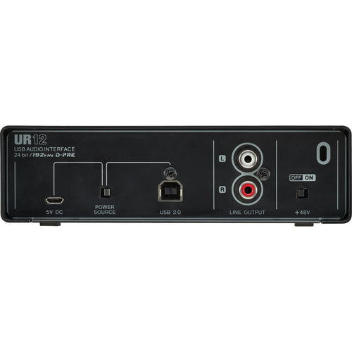 Steinberg UR12B USB Audio Interface - Black/Copper View 2
