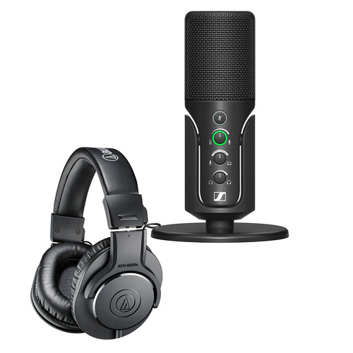Collage image of the Sennheiser Profile USB Mic BONUS PAK