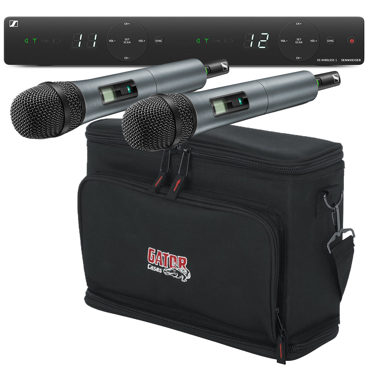 Sennheiser XSW 1-835 Dual-A Dual Wireless Vocal mic System CARRY BAG K –  Kraft Music
