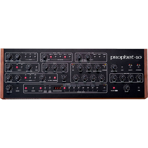 Top view of Sequential Prophet-10 Desktop Analog Synthesizer Module