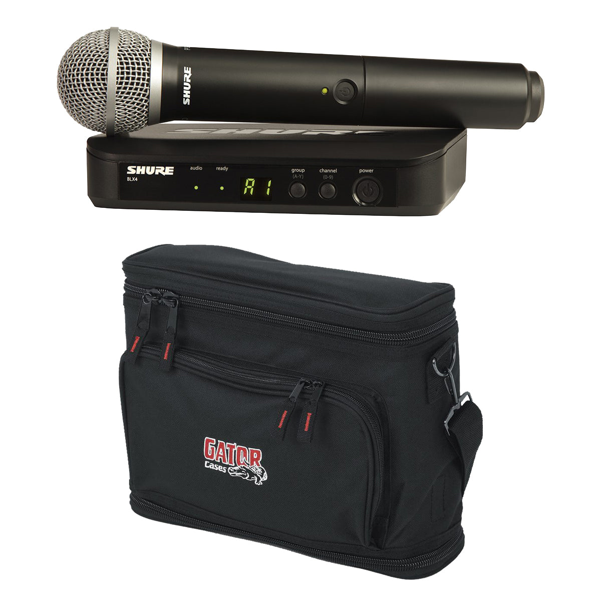 Shure BLX24/PG58-H10 Handheld Wireless Vocal System - CARRY BAG