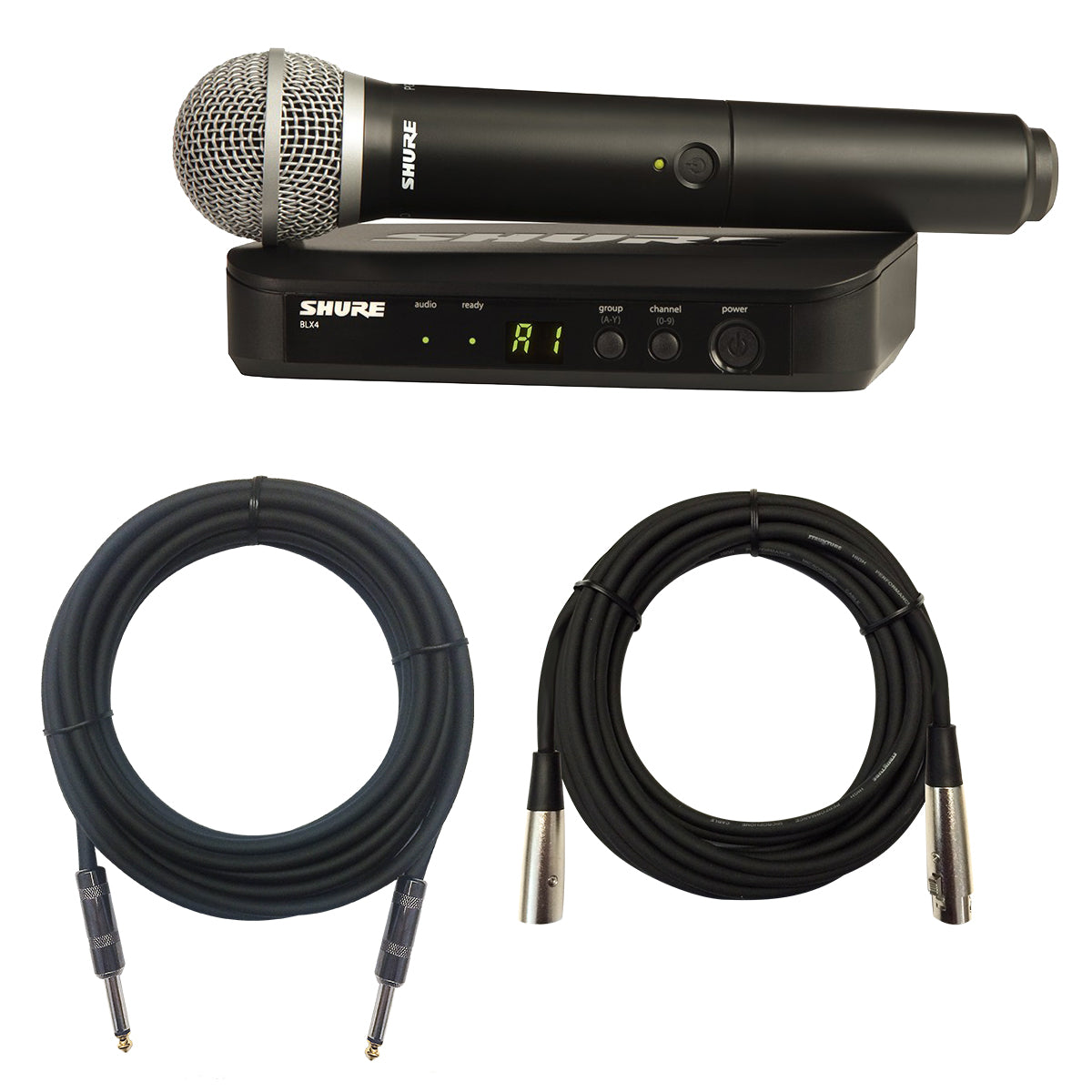 Shure BLX24/PG58-H10 Handheld Wireless Vocal System - CABLE KIT