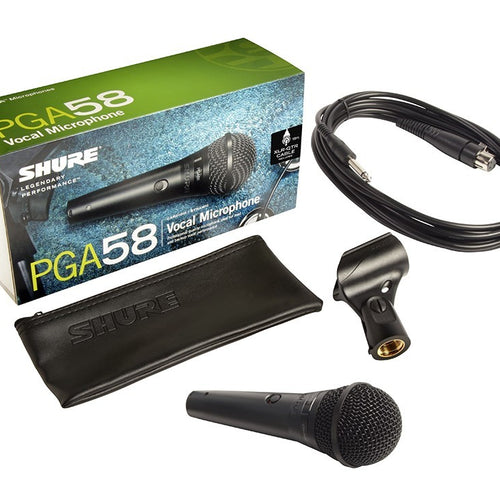 Shure PGA58QTR Cardioid Dynamic Vocal Microphone
