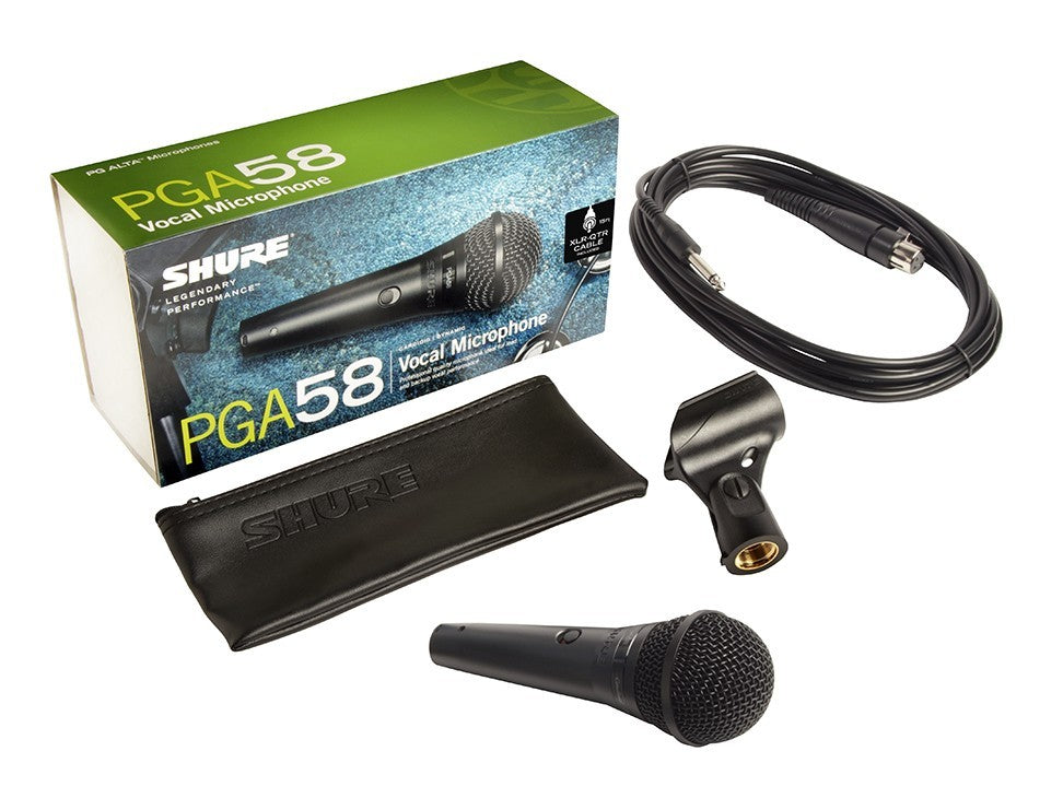 Shure PGA58QTR Cardioid Dynamic Vocal Microphone