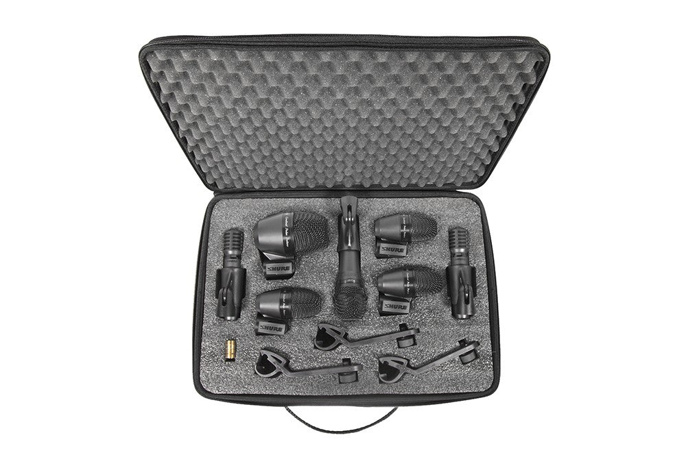 Shure PGADRUMKIT7 Drum Microphone Kit STUDIO PAK – Kraft Music Shure PGADRUMKIT7 Drum Microphone Kit STUDIO PAK – Kraft Music
