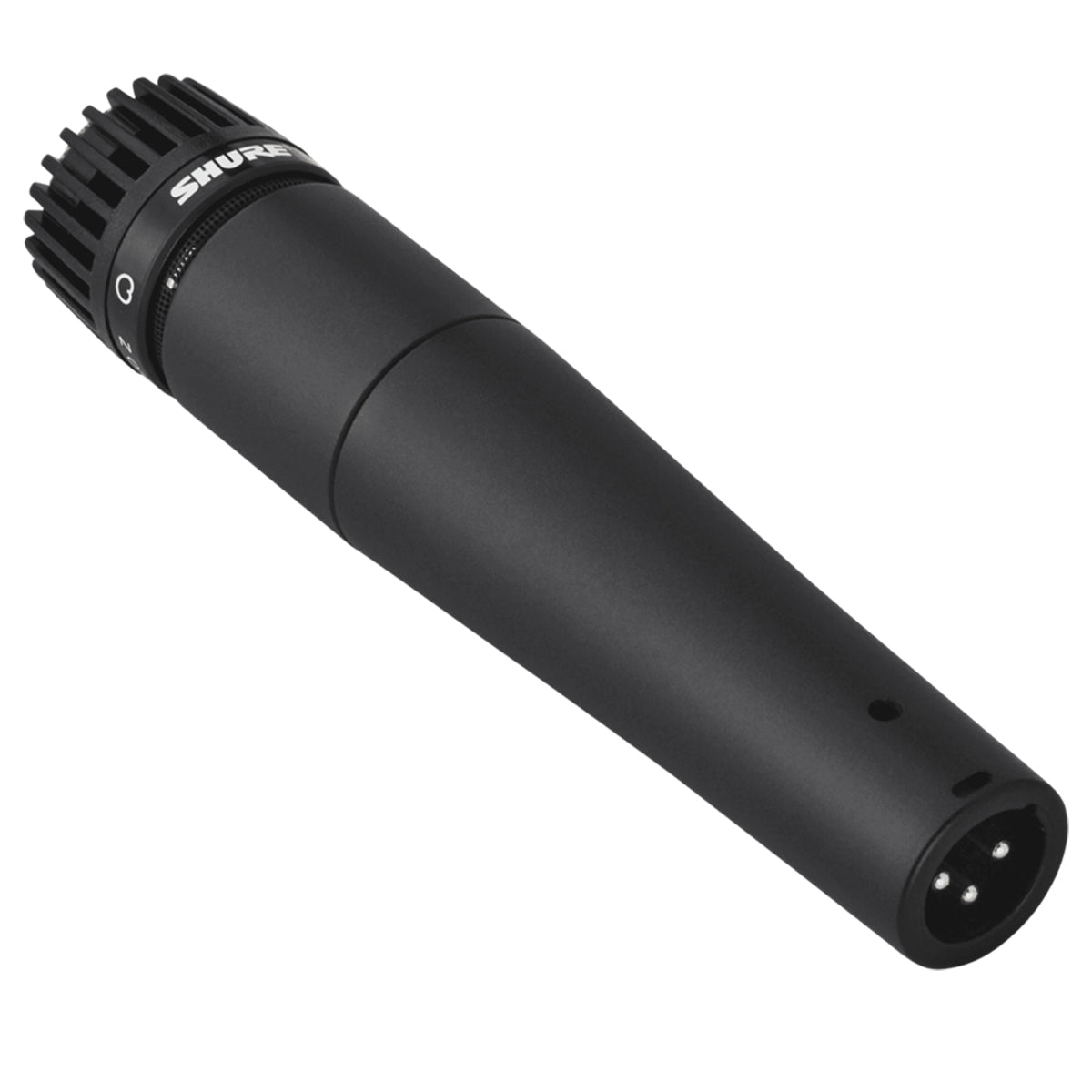 Back angle view of the Shure SM57-LC Dynamic Instrument Microphone