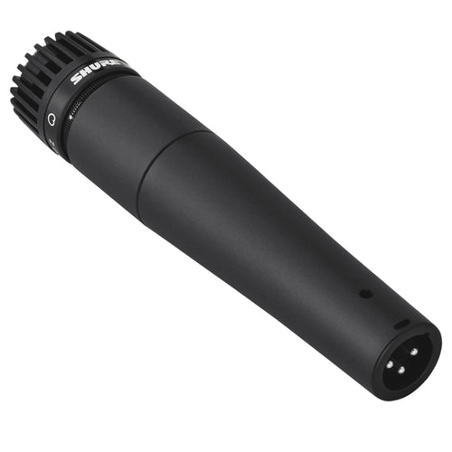 Back angle view of the Shure SM57-LC Dynamic Instrument Microphone