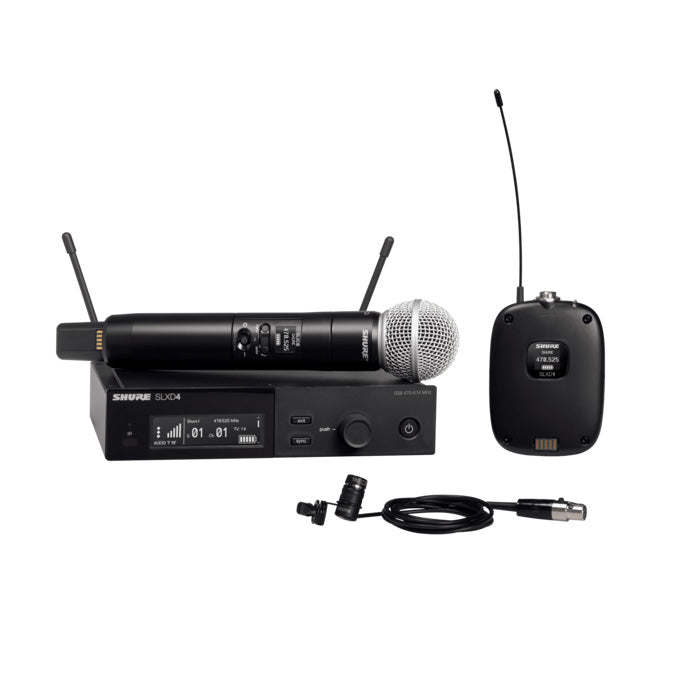 SHURE SLX ワイヤレスマイクシステム SLX-D - Wireless Microphone System - Shure USA