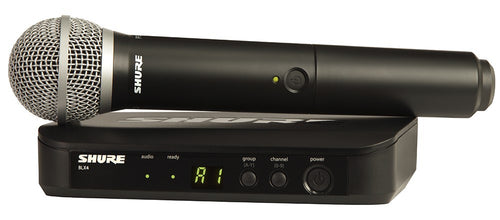 shure blx24/pg58 handheld wireless vocal system