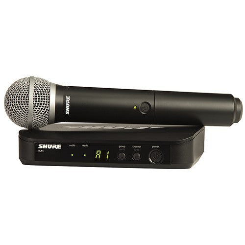 shure blx24/pg58 handheld wireless vocal system