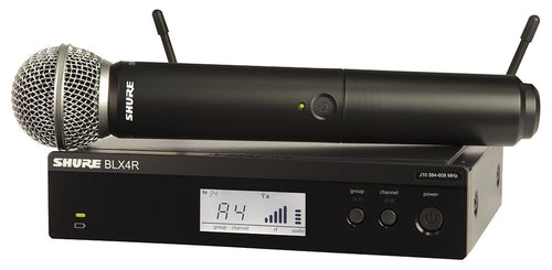 shure blx24r/sm58 rack mount handheld wireless vocal system