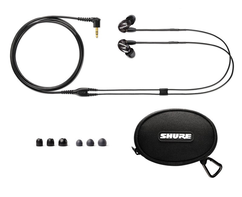 Shure SE215 Sound Isolating Earphones - Translucent Black – Kraft Music