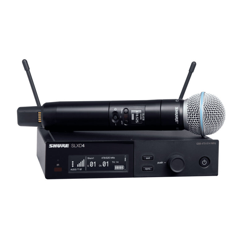 Shure SLX ワイヤレスシステム マイク（Beta 58A）＋ SLX24/BETA 58A - Shureワイヤレスシステム - ヒビノインター