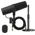 Collage of items in Shure SM7B Dynamic Vocal Microphone  BONUS PAK