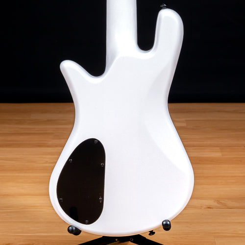 Spector NS Ethos HP 5 Bass Guitar - White Sparkle Gloss view 3