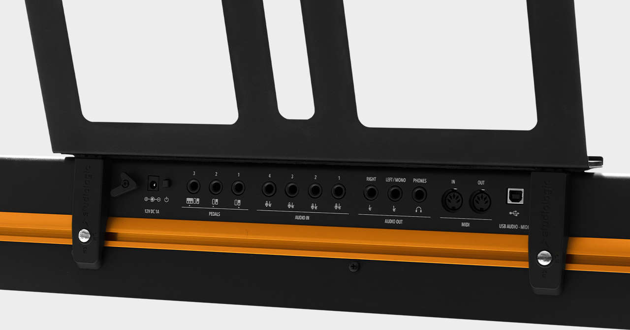 Studiologic Magnetic Music Stand For Numa X Pianos – Kraft Music