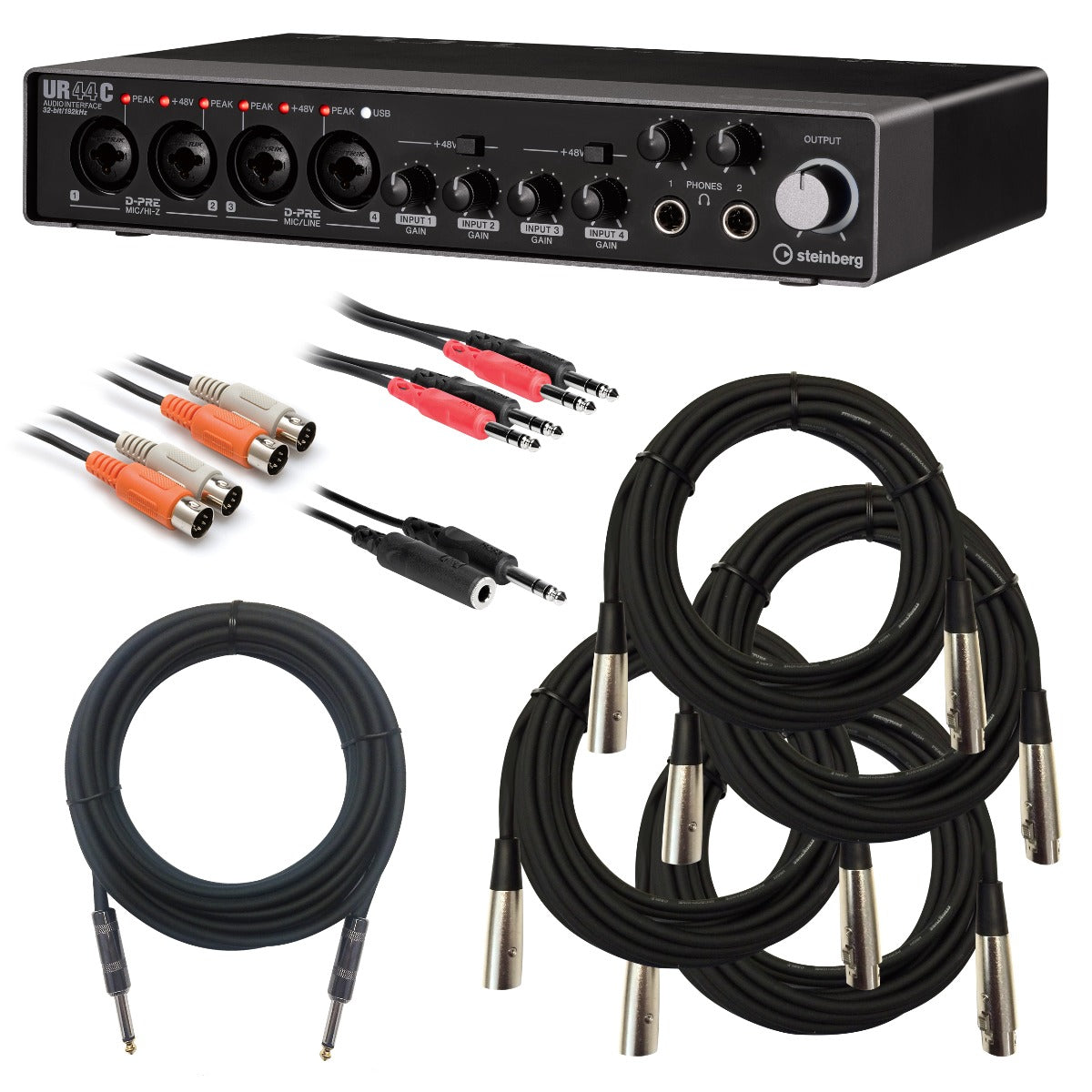Steinberg UR44C USB Audio Interface CABLE KIT – Kraft Music