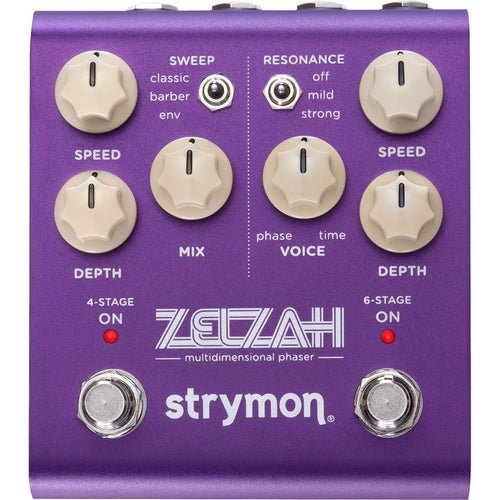 Strymon Zelzah Multidimensional Phaser Pedal View 1