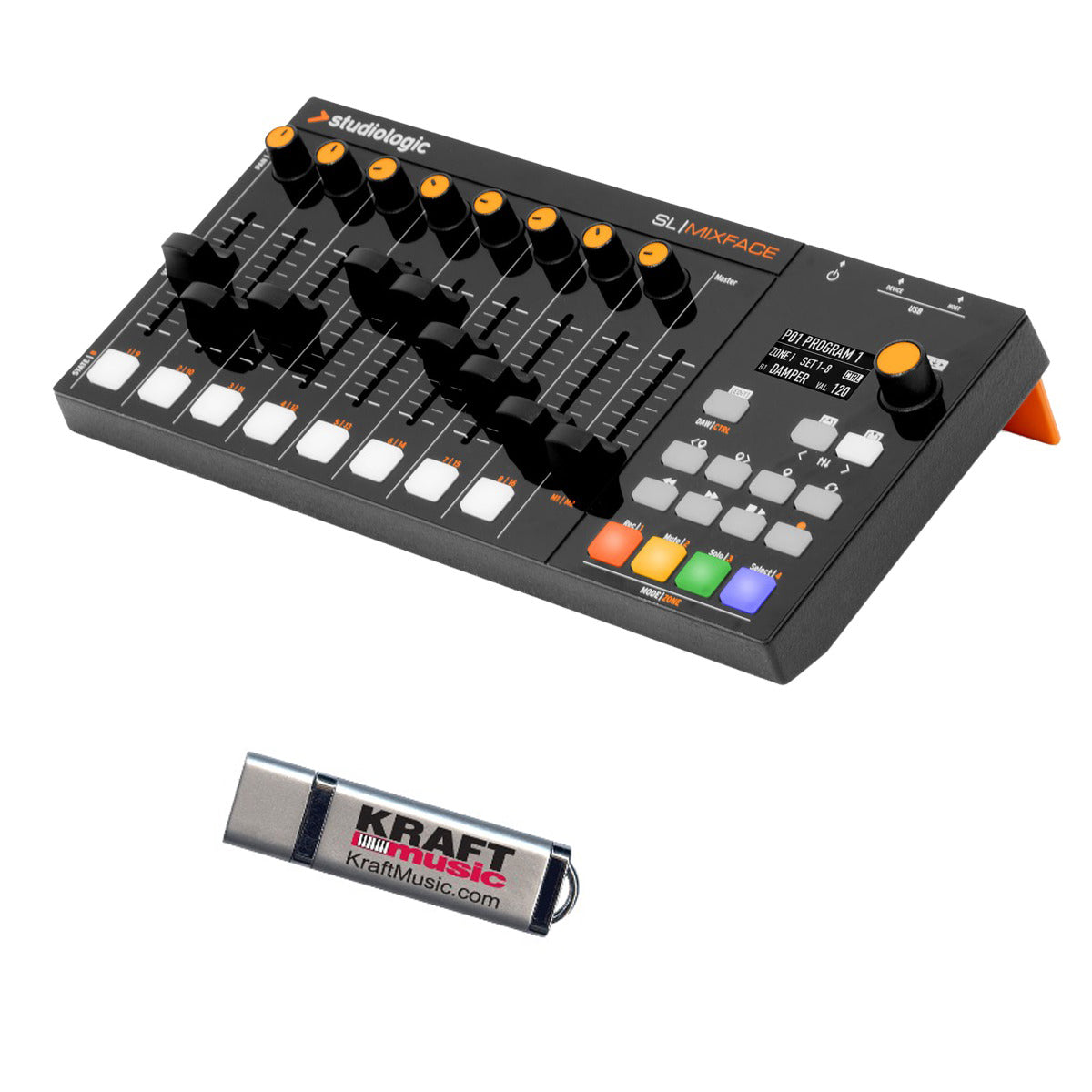で*こ様 studiologic SL MIXFACE MIDIコントローラー Studiologic SL Mixface Controller BONUS PAK – Kraft Music