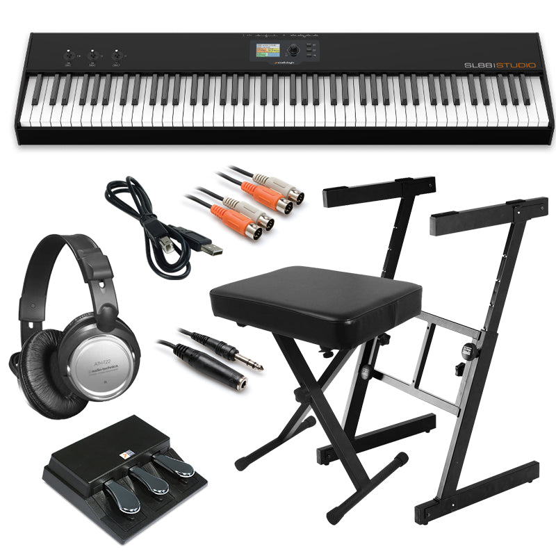 Studiologic SL88 Studio Keyboard Controller KEY ESSENTIALS BUNDLE