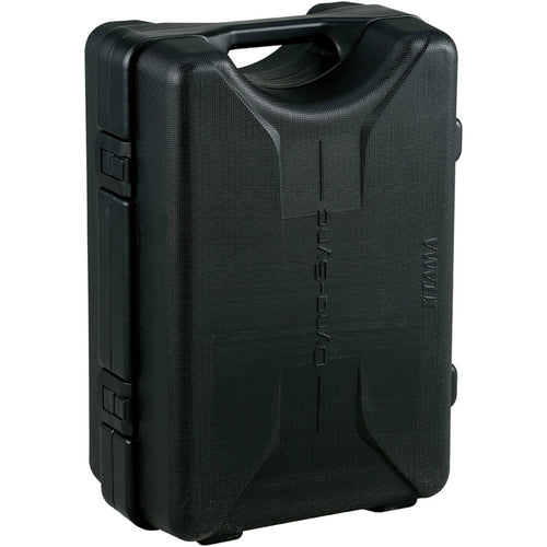 3/4 view of TAMA PCDS1TW Dyna-Sync Twin Pedal Carrying Case showing top, left side and front