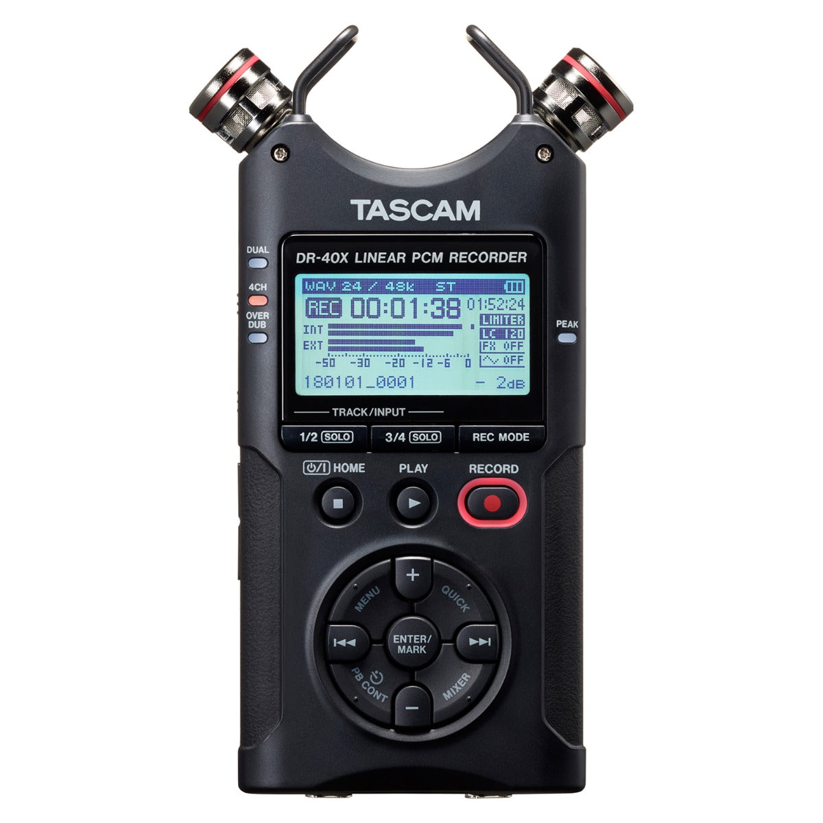 TASCAM DR-40X Handheld 4-Track Recorder BONUS PAK – Kraft Music