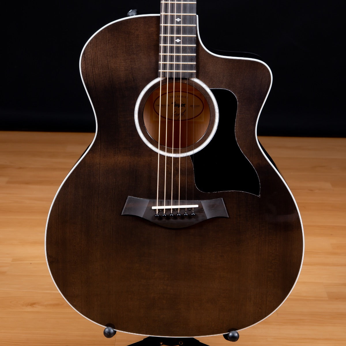 Taylor 214ce DLX LTD Acoustic-Electric Guitar - Trans Grey SN