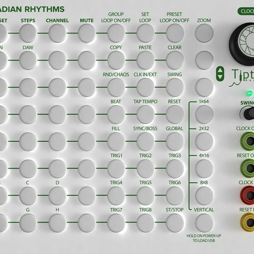 Tiptop Audio Circadian Rhythm Grid Sequencer Module