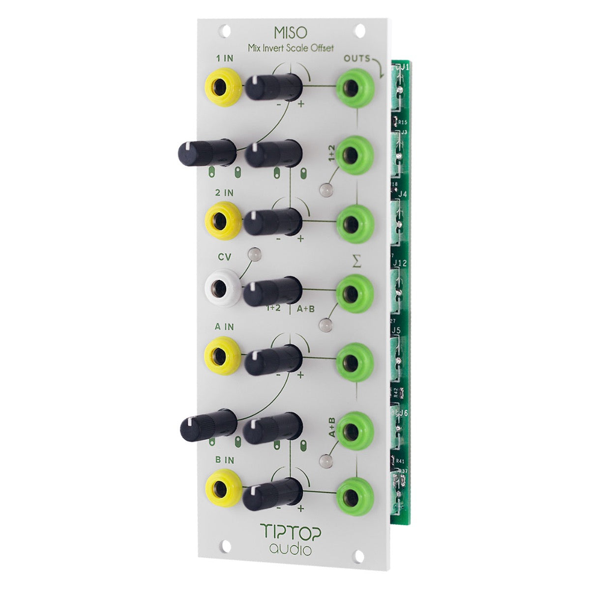 Tiptop Audio MISO Mix, Invert, Scale, Offset Utility Module