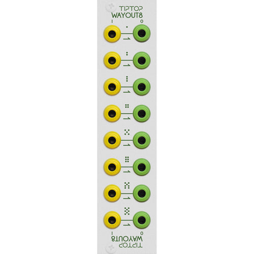 Tiptop Audio Wayout8 Patchbay Module View 1