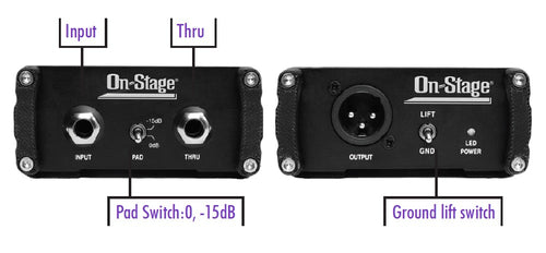 On-Stage DB1000 Active DI Box