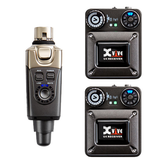 XVive U4R2 One U4 Transmitter with Two U4 Receivers